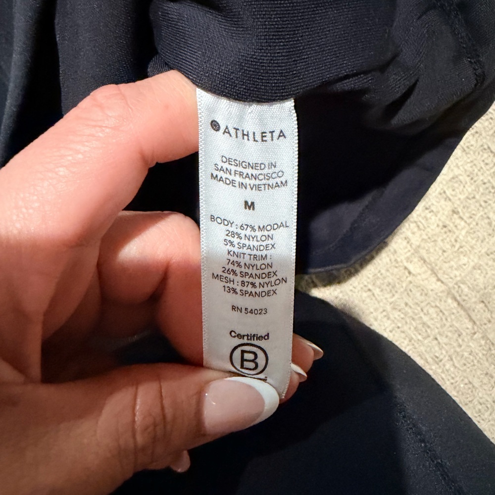 Athleta Black Relaxed Pullover Hoodie - Picture 5 of 7